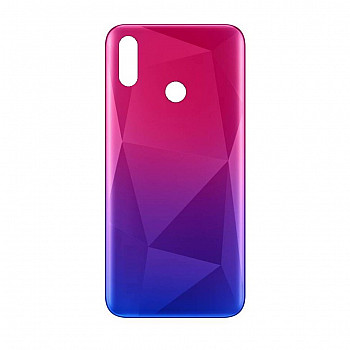 Back Panel Cover for Realme 3 - Colour Red