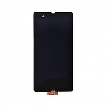 Buy Now LCD with Touch Screen for Sony Xperia Z LT36i - Black Display Glass Combo Folder