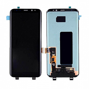 Buy Now LCD with Touch Screen for Samsung Galaxy S8 - Black Display Glass Combo Folder
