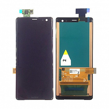 Buy Now LCD with Touch Screen for Sony Xperia XZ3 - Green Display Glass Combo Folder