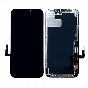 Buy Now LCD with Touch Screen for Apple iPhone 12 Pro - Black Display Glass Combo Folder