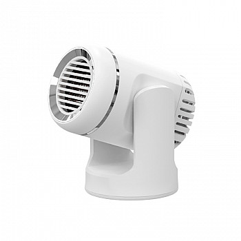 12V 130W Car Heating and Cooling Dual-use Fan Glass Defogging and Defrosting Heater(White)