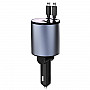 100W Metal Car Retractable Cable Cigarette Lighter Charger, Specification: 8 Pin+8 Pin (2.4A)