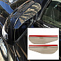 1 Pair Car Rearview Mirror Rain Blades Car Back Mirror Eyebrow Rain Cover Car Rearview Mirror Eyebrow Covers Flexible Protection Rainproof Decoration Accessories(Brown)