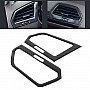 Car Carbon Fiber Central Control Side Air Outlet Frame Decorative Sticker for Volkswagen Tiguan L
