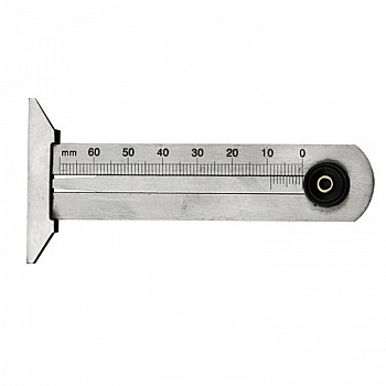 060mm Stainless Steel Tire Tread Vernier Depth Gauge