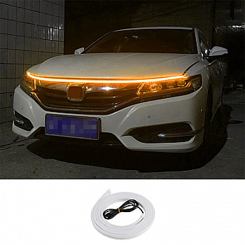 1 2m Car Daytime Running Super Bright Decorative LED Atmosphere Light Yellow Light