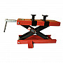[US Warehouse] Steel Scissor Lifting Adjustable Platform for Motorcycle, with Fixation Clamp, Load-bearing: 1100lbs(Red)