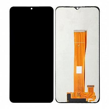 Buy Now LCD with Touch Screen for Samsung Galaxy A12 2021 - Black display glass combo folder