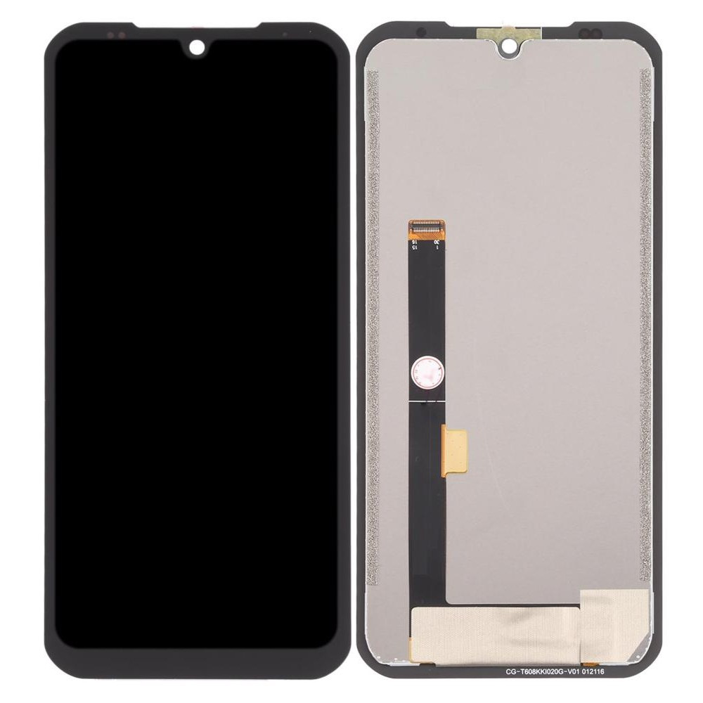 LCD With Touch Screen For Doogee S86 - Red Display Glass Combo Folder