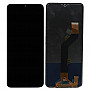 LCD With Touch Screen For Infinix Smart 6 Plus India - Black Display Glass Combo Folder