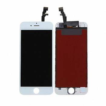 Buy Now LCD With Touch Screen For Apple Iphone 6 - White Display Glass Combo Folder