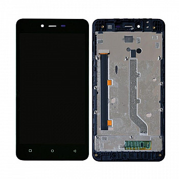 Buy Now LCD With Touch Screen For Gionee Pioneer P5L - Black Display Glass Combo Folder