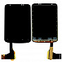 Buy Now LCD With Touch Screen For Htc Wildfire A3333 - Black Display Glass Combo Folder