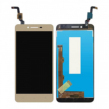 Buy Now LCD With Touch Screen For Lenovo Vibe K5 - Gold Display Glass Combo Folder