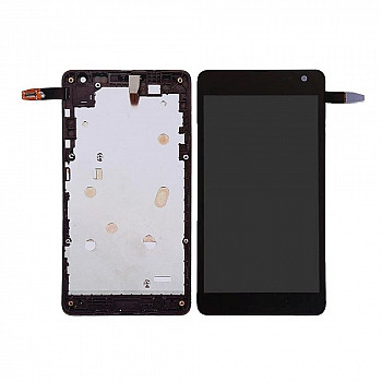 Buy Now LCD With Touch Screen For Microsoft Lumia 535 Dual Sim - Blue Display Glass Combo Folder