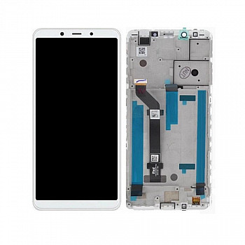 Buy Now LCD With Touch Screen For Nokia 3.1 Plus - White Display Glass Combo Folder