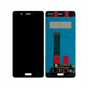 Buy Now LCD With Touch Screen For Nokia 5 - Black Display Glass Combo Folder