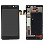 Buy Now LCD With Touch Screen For Nokia Lumia 730 Dual Sim - Black Display Glass Combo Folder