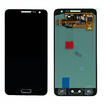 Buy Now LCD With Touch Screen For Samsung Galaxy A3 A300H - Blue Display Glass Combo Folder