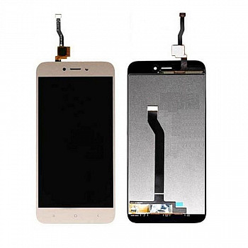 Buy Now LCD With Touch Screen For Xiaomi Redmi 5A - Gold Display Glass Combo Folder