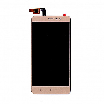 Buy Now LCD With Touch Screen For Xiaomi Redmi Note 3 - Gold Display Glass Combo Folder