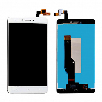 Buy Now LCD With Touch Screen For Xiaomi Redmi Note 4 64Gb - White Display Glass Combo Folder