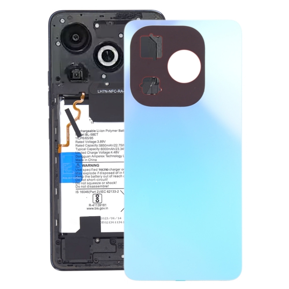 Coque Batterie Arrière Pour Infinix Hot 10 Play – Bleu – Compatible Universelle