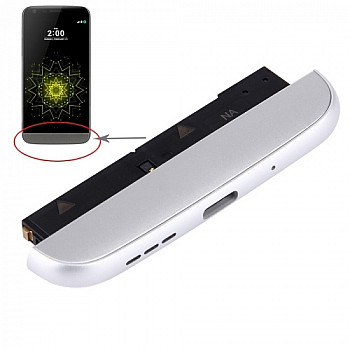 (Charging Dock + Microphone + Speaker Ringer Buzzer) Module for LG G5 / F700K (KR Version)(Silver)