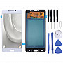 Oled LCD Screen for Galaxy C7 with Digitizer Full Assembly (White)