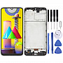 6.36 inch OLED LCD Screen for Samsung Galaxy M31 / Galaxy M31 Prime SM-M315 Digitizer Full Assembly with Frame (Black)