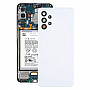 Samsung Galaxy A23 5G SM-A236A Original Battery Back Cover with Camera Lens Cover(White)