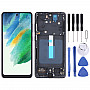 Samsung Galaxy S21 FE 5G SM-G990B TFT Material LCD Screen Digitizer Full Assembly with Frame, Not Supporting Fingerprint Identification (Black)
