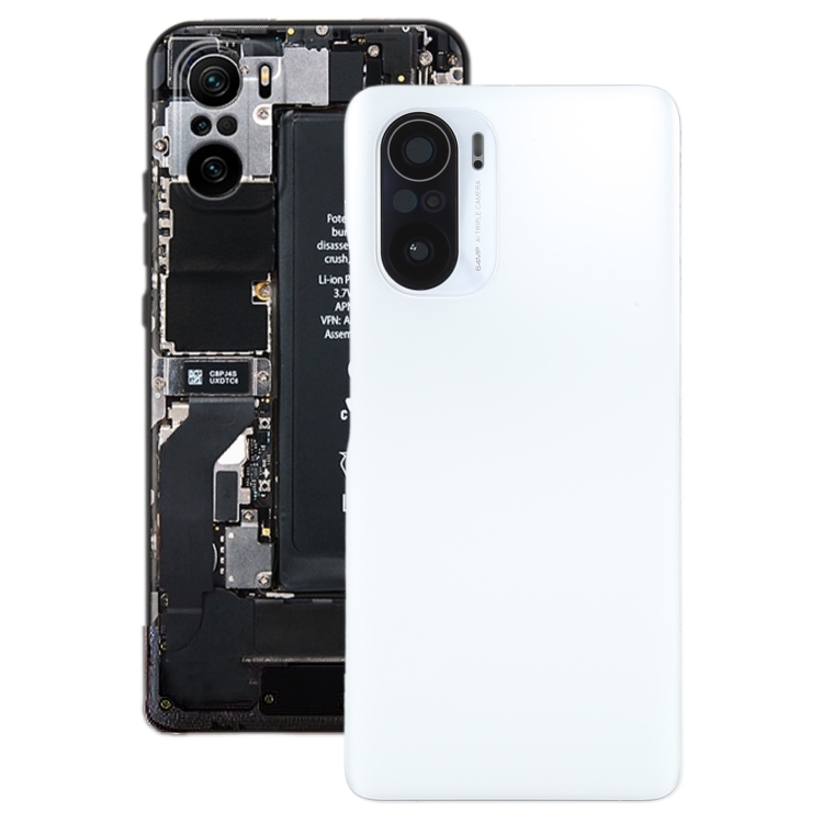 Original Battery Back Cover for Xiaomi Redmi K40 Pro M2012K11C(White)