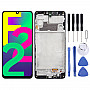 Original Super AMOLED LCD Screen For Samsung Galaxy Galaxy F22 Digitizer Full Assembly with Frame