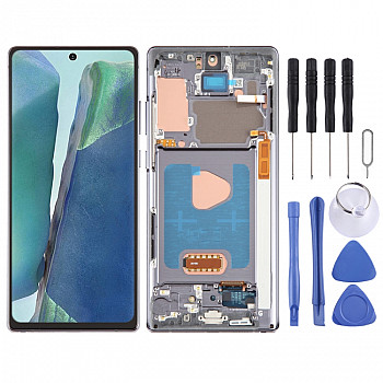 Samsung Galaxy Note20 SM-N980 6.67 inch OLED LCD Screen Digitizer Full Assembly with Frame(Black) Samsung Galaxy Note20 SM-N980 6.67 inch OLED LCD Screen Digitizer Full Assembly with Frame(Black)