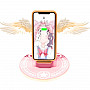 Angel Wings Mobile Phone Wireless Charger(Pink)