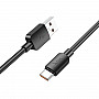 hoco X96 Hyper 1m 100W USB to USB-C / Type-C Fast Charging Data Cable(Black)
