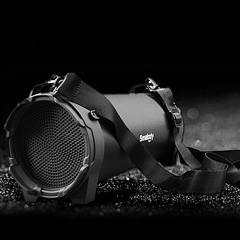 Smalody SL-10 Portable Outdoor High Power Bluetooth V4.0 Stereo Speaker, Support TF Card, AUX, U Disk, For iPhone, Samsung, Huawei, Xiaomi, HTC and Other Smartphones(Black)