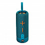 T&G TG619 Portable Bluetooth Wireless Speaker Waterproof Outdoor Bass Subwoofer Support AUX TF USB(Peacock Blue)