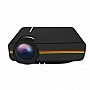YG400 800x480 1200LM Mini LED Projector Home Theater, Support HDMI & AV & SD & USB & VGA, Mobile Phone Version (Black)