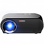VIVIBRIGHT GP100 Up Android 6.0 1280x800 Home Theater LED Projector with Indicator light, Support HDMI & AV & USB Devices(Black)