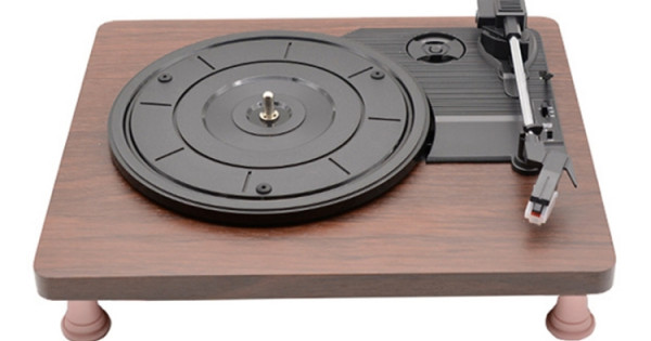 Round Disc Player Music Disc Player Vinyl Tuntable Record Player