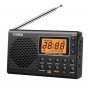 QL-M03 Full-Band Portable Stereo LCD Screen Digital Display Radio, Style: JPN Version