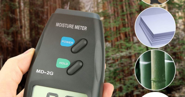 MD-2G 2 Pin LCD Screen Digital Display Wood Moisture and Humidity Detector