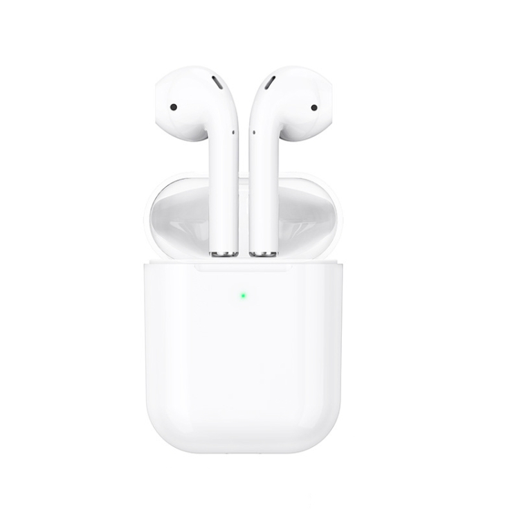 hoco ES39 Original Series Bluetooth 5.0 TWS Wireless Bluetooth Earphone with Charging Box, Support Built-in GPS & Siri & Power Display(White)