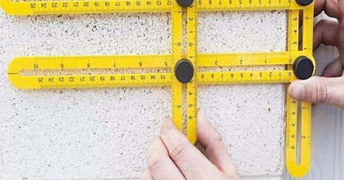 DIY Four sided Angle Measuring Ruler Layout Tool for Handymen Builders ...