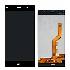 LYF Water F1s Display LS-5201 and Touch Screen Digitizer Glass Combo - Black