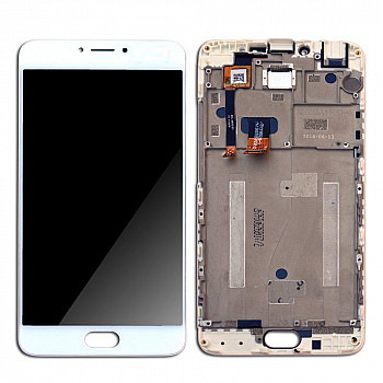 Yu Yunicorn YU5530 Display With Touch Screen Glass Combo With Outer Frame - Black