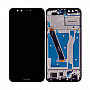 Honor 9 Lite Display and Touch Screen Glass Combo With Frame LLD-AL10 - Black
